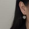 Fashion Love Natural Fritillary Stud Earrings Elegant Romantic Earrings Light Luxury Fashion High-end Niche Design Earrings