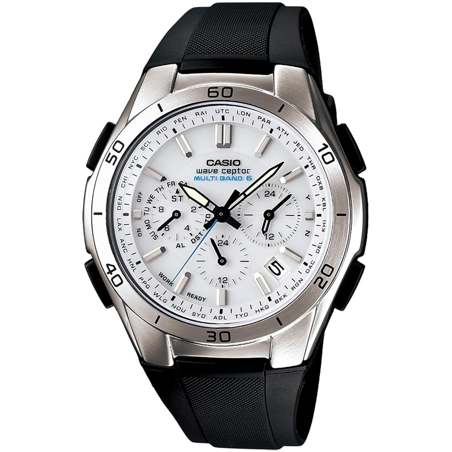CASIO WAVE CEPTOR наручные часы внутренний оригинальный продукт радио-солнечные WVQ-M410-7AJF мужские белые