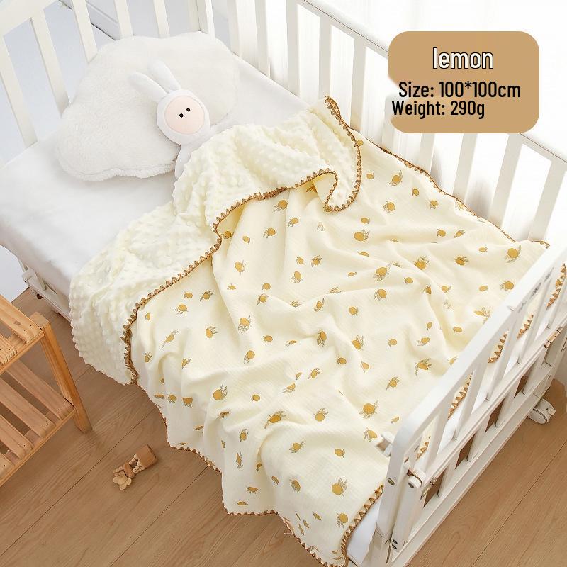 Four Seasons Newborn Baby Blanket - Gauze Quilt for Kindergarten