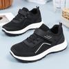 Women's Shoes Spring Breathable Walking Shoes Soft Sole Not Tired Feet Sports Shoes Velcro Mother Shoes Mesh Casual Shoes