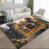 1PC Custom Name Castle Gates Adventure Theme Floor Mat Ideal for Living Room, Game Rooms, Office, Bedroom,Floor Mat Playful Design