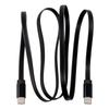 AINEX USB 2.0 Type-C to Type-C Cable 1m, Soft & Flat TPU Charging Cord 60W Power Delivery 3A Black U20CC-MM10P6F