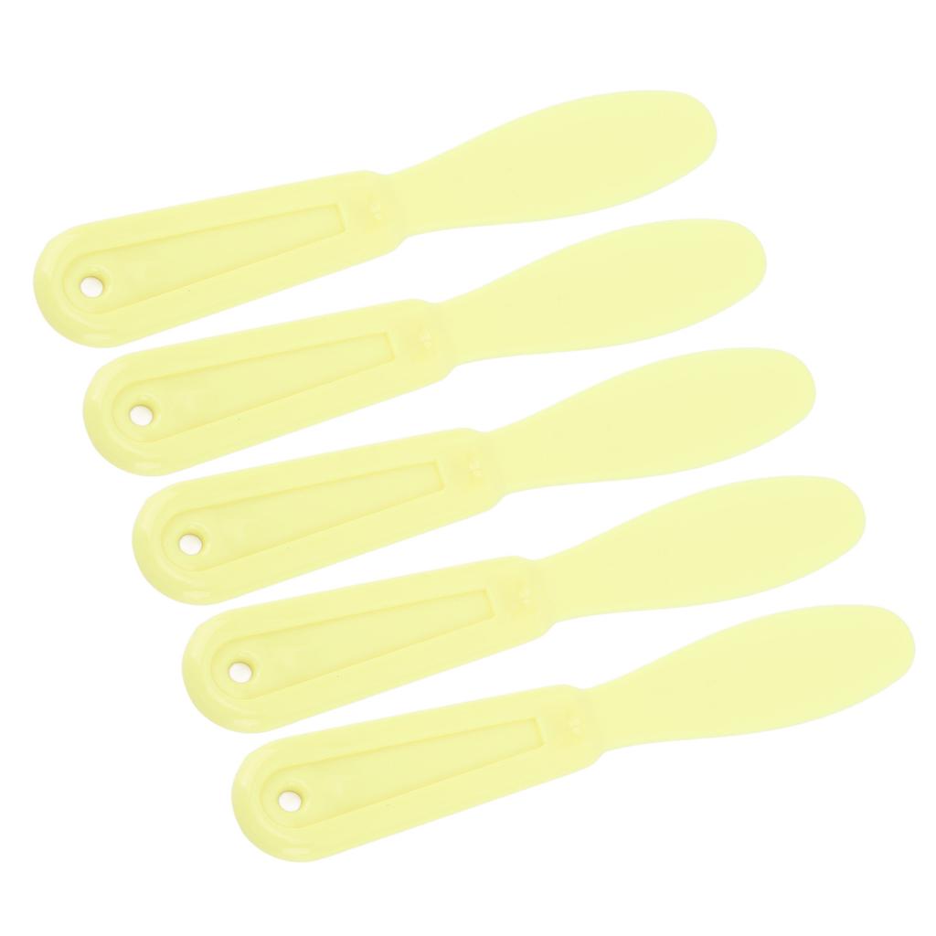 5Pcs Plaster Spatula Ergonomic or Saving Wear Resistant Mixing Stirring Spatula for Sculpting Wax