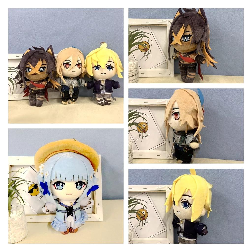 Original God Plushies Diche Mika And Kavi In Short Fur