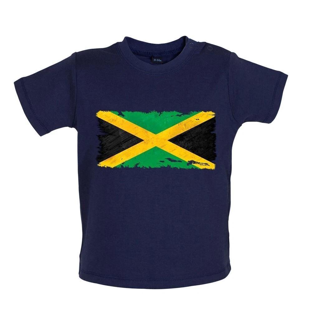 Cjamaica Grunge Flag Style - Kids T-Shirt / Bodysuit - Jamaican Love 100
