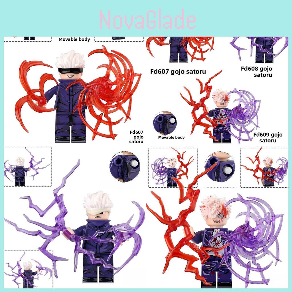 Jujutsu Kaisen Gojo Satoru Building Block Toy Set With Abs Plastic And Diy Assembly For Creative Play And Kids Fun