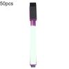 50Pcs Erasable Magnetic Drawing Dry Whiteboard Markers Eraser Pen Stationery