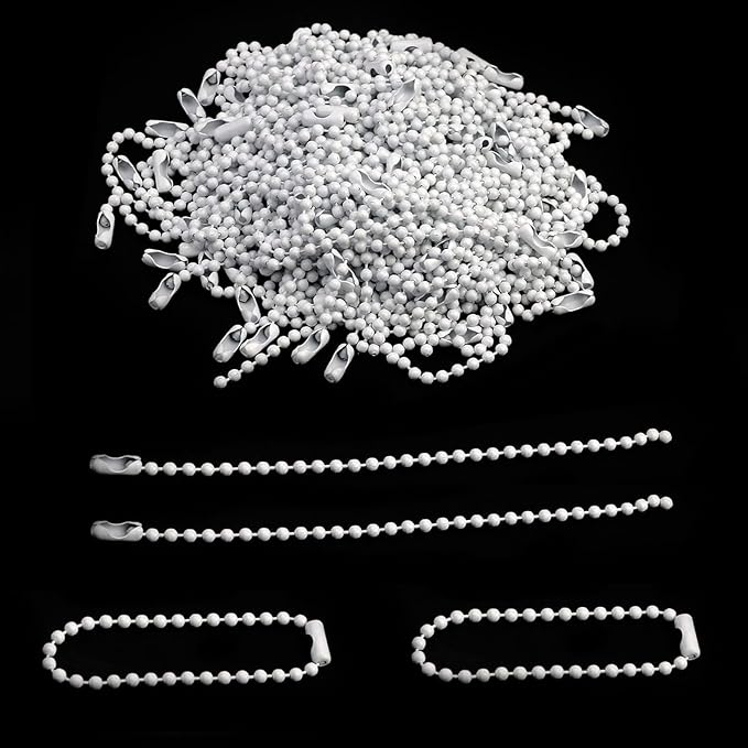 10/20/30 Stück Kugelkettenglieder Passend für Schlüsselanhänger/Puppen/Etiketten Handanhänger Verbinder für DIY Armband Schmuckherstellung Zubehör 12CM