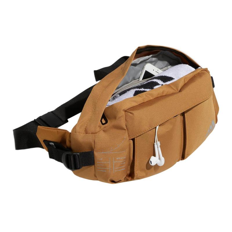Adidas Polyester Fanny Pack Regular Unisex Ginger Yellow & Wheat Brown Adidas HP1501