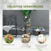 Flower Stand Flower Shelf Made of Metal 4 Tiers Plant Shelf Flower Staircase Flower Stand for Indoor and Outdoor Garden Balcony Black 45 X 24.5 X 80