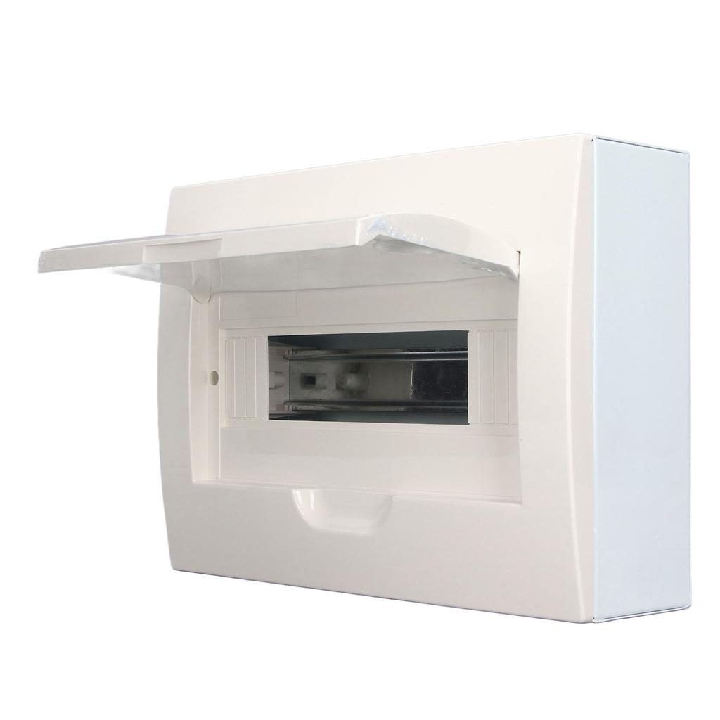 12 Way Power Distribution Box with DIN Rail Surface Mount Circuit Breaker Protection Box