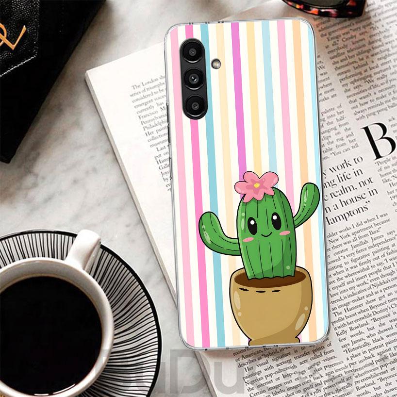 

Cartoon Plant Cactus Phone Case For Samsung A17 A16 A26 A36 A56 A15 A14 A13 A55 A54 A53 A35 A34 A33 A25 A24 A23 A05S A04S A03S G Samsung A25