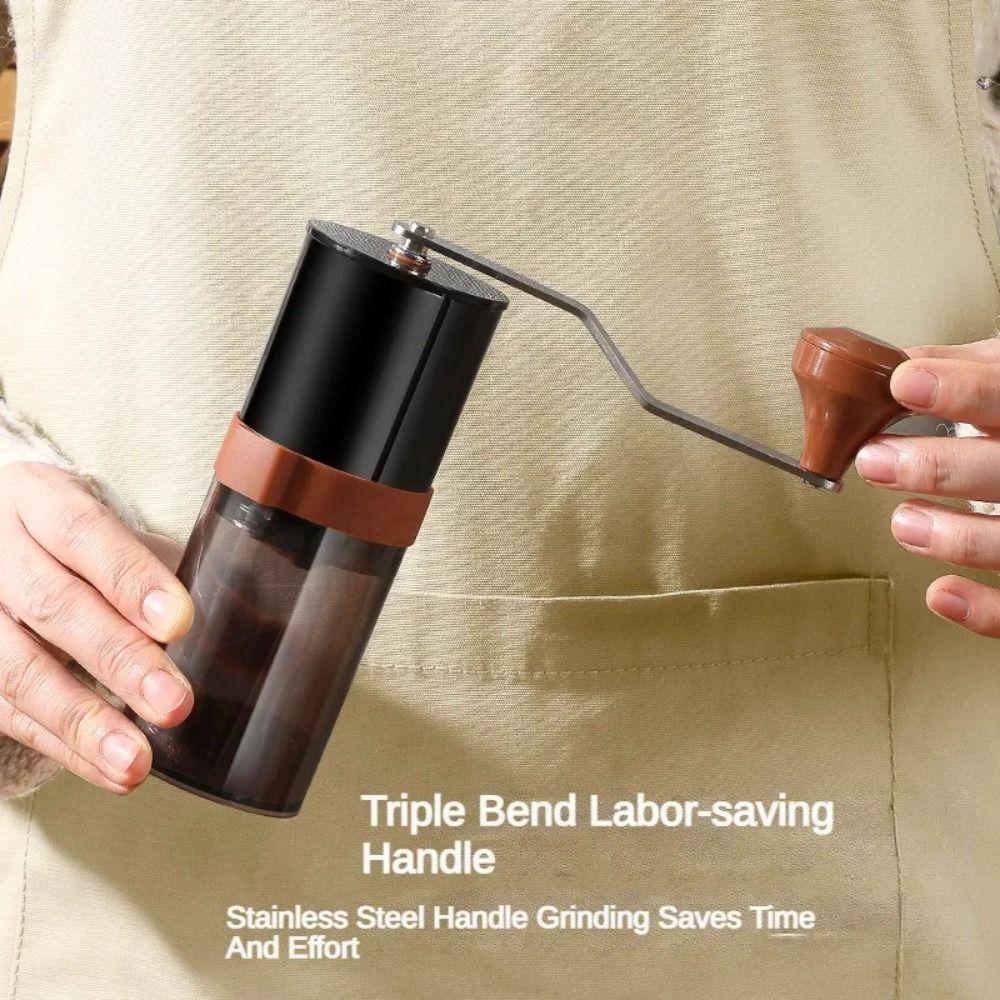 Ceramic Grinding Core Hand Crank Coffee Mill Double Bearing Design Bean Grinder Camping