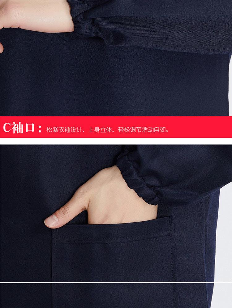 Unisex Blue Smock: Long, Wear-Resistant, Dirt-Resistant Labor Protection for Autumn/Winter - Ideal for Warehouse Management and Handling.