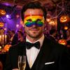 Splendida Maschera Costume di Carnevale Maschera di Mardi Gras per Uomini Donne, Colorata Arcobaleno Mascherata Festosa Copricapo Veneziana Festa di Ballo, Carnevale, Halloween