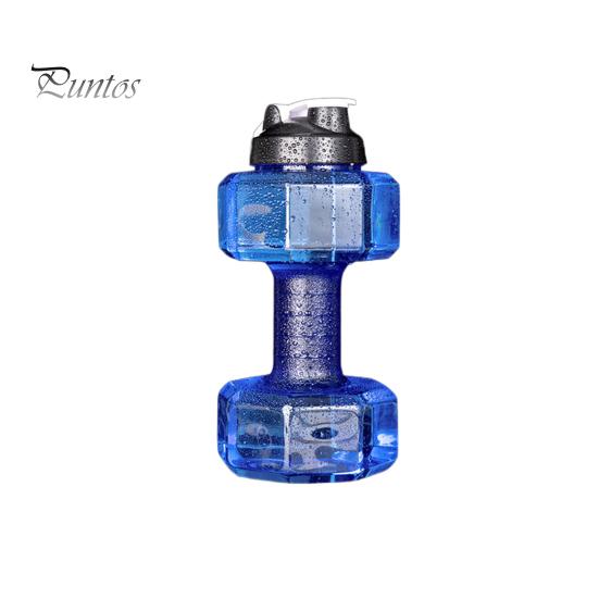 500/1500/2200/2600ML Činka Sportovní láhev na vodu Čirá přenosná síla paží Cvičení Pohár na pití na vodu Domácí Posilovna Fitness vybavení