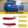Rear Left Right Bumper Reflector Set for 2007-2013 BMW X5 3.0L 4.4L EXV