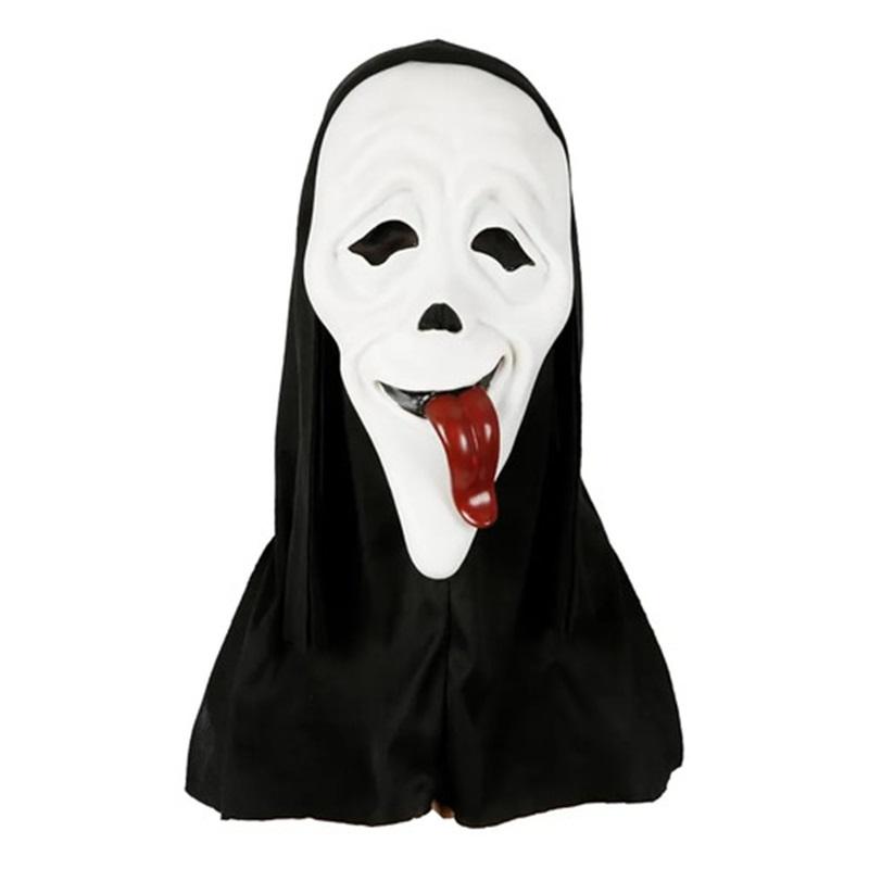 Red Tongue Horror Mask Costume Accessories Mask Halloween