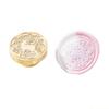QX2E Flower Pattern Wax Stamp Head Replacement for Wedding Invitation Gift Card, Valentine Card Festival Gift Card Decoration