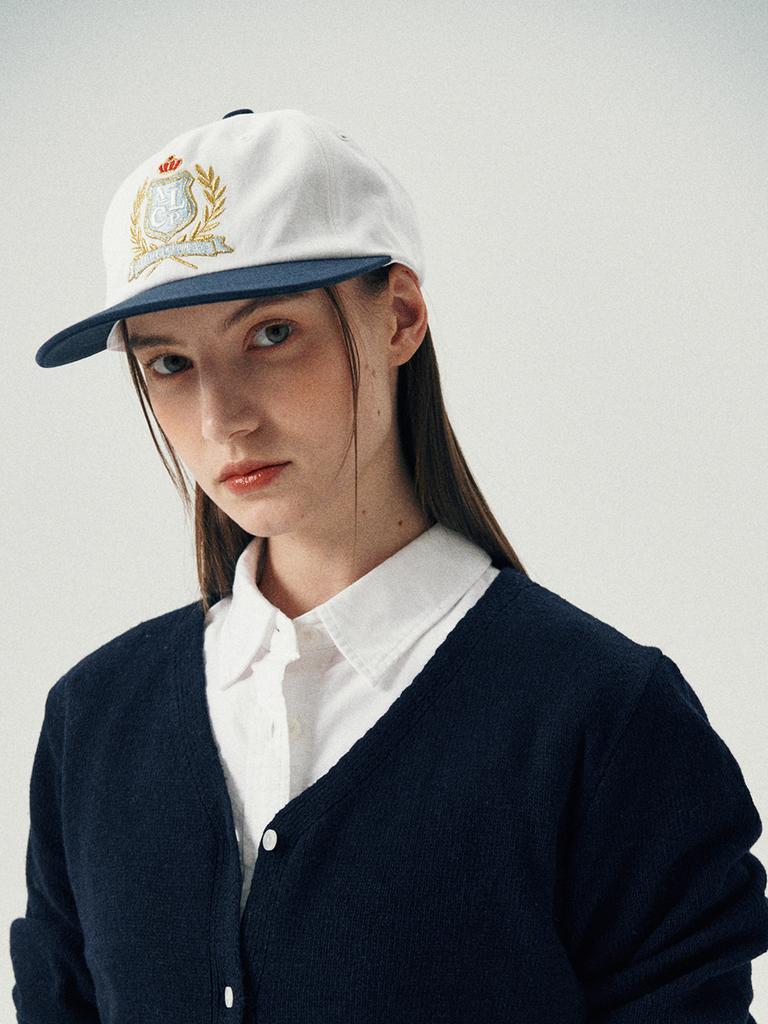 Olinkeompeulliteu Alcp High School Cap (Navy & White)