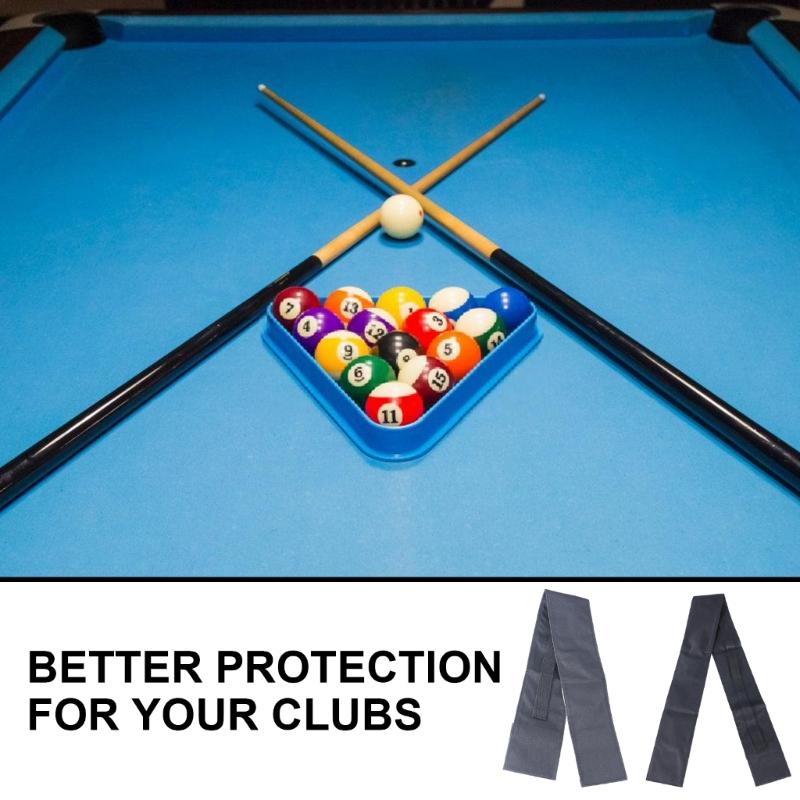 Canvas Black Shoulder Strap Billiard Cue Bag Portable Cue Carriers Foldable Snooker Cue Case Billiards Accessories