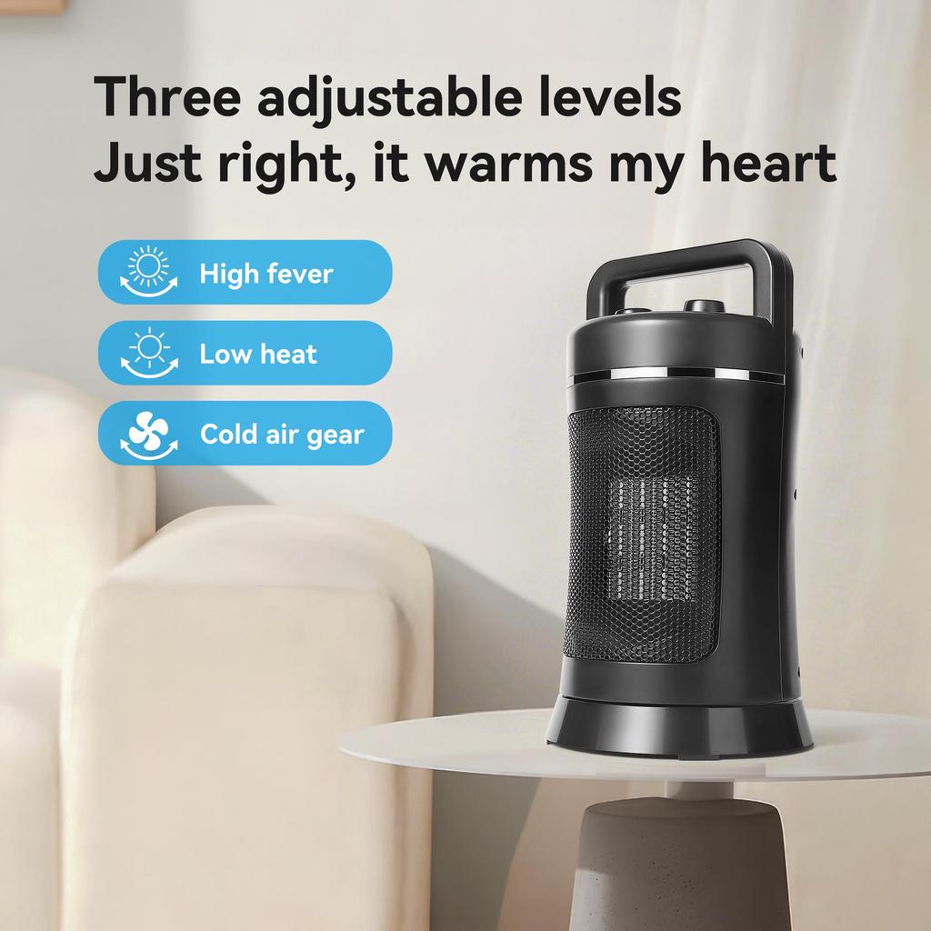 PTC Portable Energy-Saving Desktop Heater for Home & Office