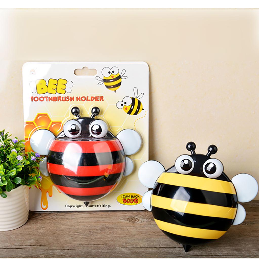 Toothbrush Holder Toothpaste Box With Suction Cup Storage Racks Bathroom