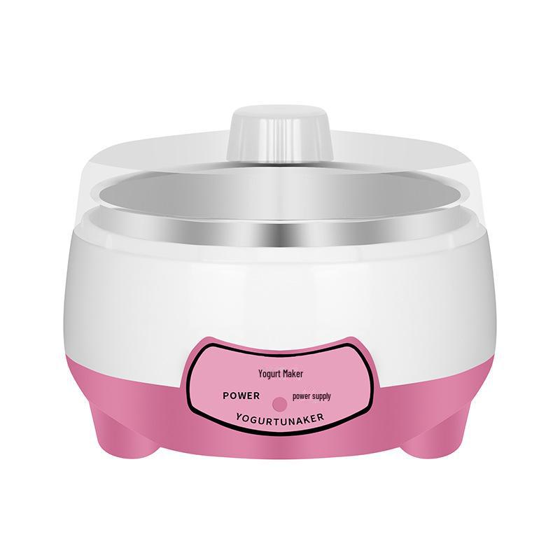 Intelligent Mini Yogurt Maker: Automatic Stainless Steel Liner for Home Use