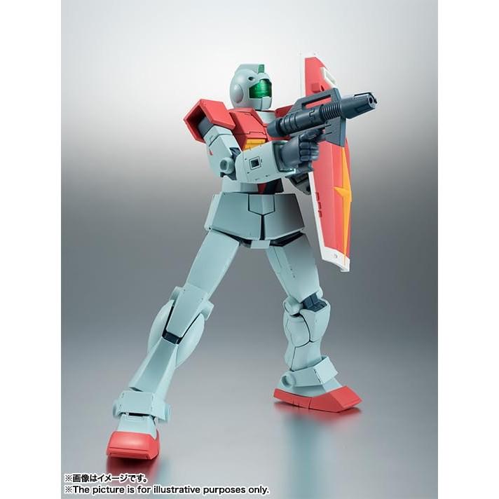 TAMASHII NATIONS ROBOT Spirits Mobile Suit Gundam RGM-79 Jim Ver. A.N.I.M.E. (Resale Version) Approx. 125mm PVC&ABS Painted Movable Figure
