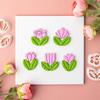 Spring Floral Clay Cutters for Earrings Jewelry Making Flower Clay Earrings Cutters  Plastic Earrings Pendant Mold Tool