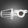 Motorcycle Chrome Air Cleaner Filter System Intake Kit For Harley Sportster XL 883 1200 48 72 Roadster Custom Super Low Iron