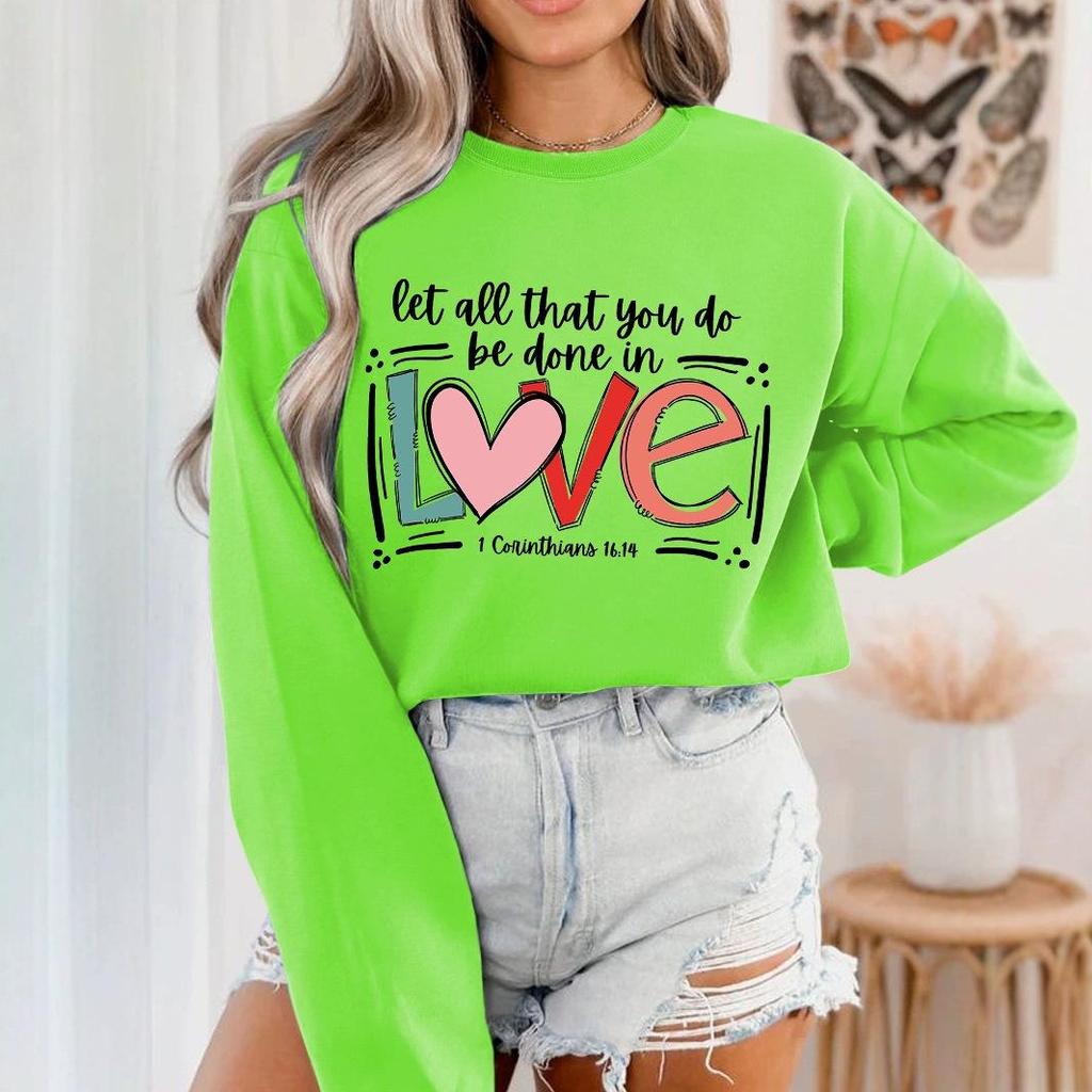 In Stock Couple Print Hoodie - Autumn/Winter Love Edition
