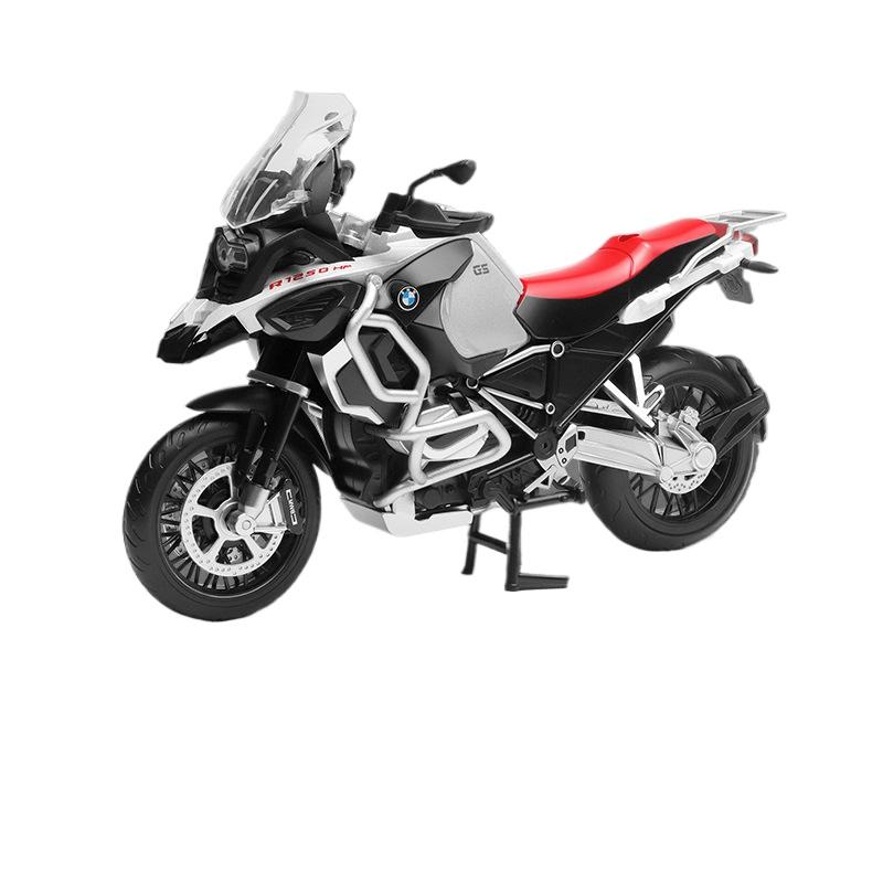 

1/12 Scale BMW R1250 GS Alloy Die-cast Car Motorcycle Model, Toy Gift Giving, Die-cast Static Motorcycle Model красный