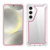 For Samsung Galaxy S24 Case Clear Detachable 2 In 1 Shockproof TPU + PC Phone Back Cover