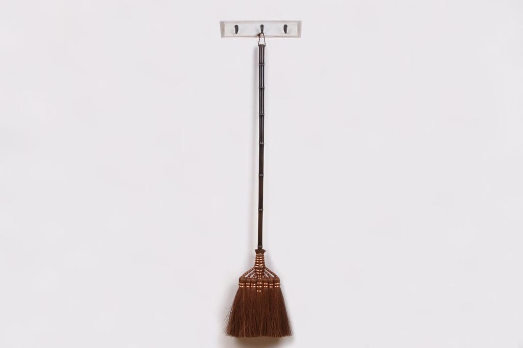 Yaguruma Brand Palm Demon Hair Long Handle Broom with Seven Balls Broom Room Tatami Room Broom Indoor [Palm Japanese-Style Flooring]