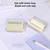 6 Hole Paper Puncher Portable Cute   ABS Manual   7mm Punching Depth Desktop Punch Puncher for