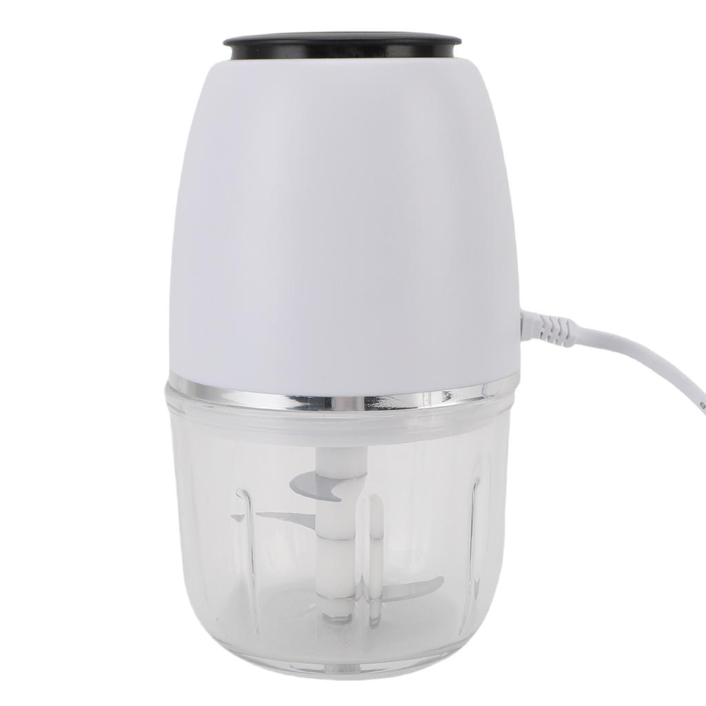 Electric Garlic Chopper 300ML Portable Food Processor Vegetable Mincer Blender for Nuts Chili Onion