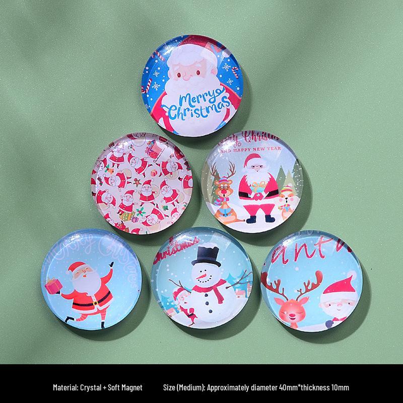 Magneti per Frigorifero di Natale Carini in Resina 3D: Pupazzo di Neve, Albero, Omino di Pan di Zenzero - Adesivi Magnetici Festivi per Decorazione.