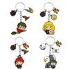 Cartoon Magic Boy Girl Keychain Pendant Unisex Key Ring Ornament Wallet Bag Backpack Charm for Birthday Party Gift