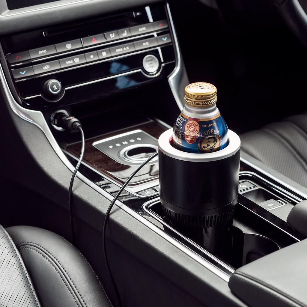 Sanwa Direct 200-CAR047BK Drink Holder, Heat Retention, For Cars, Cigarette Lighter Socket, For 12V