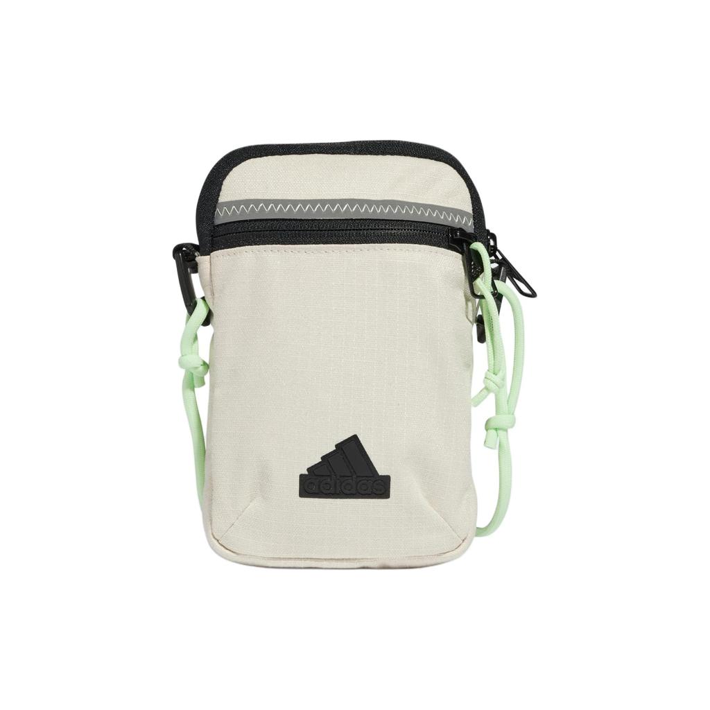 New Adidas Crossbody Bags Aluminum & Pebble Silver & Semi Green Spark & Black IP0392