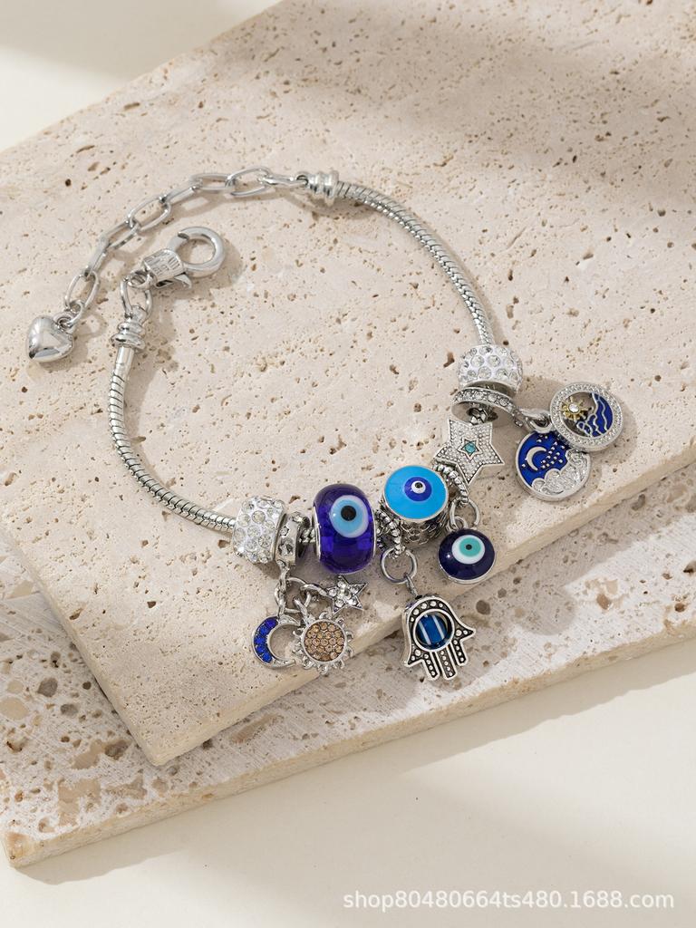 Fashion Multi-Element Rhinestone Beaded DIY Bracelet Jewelry