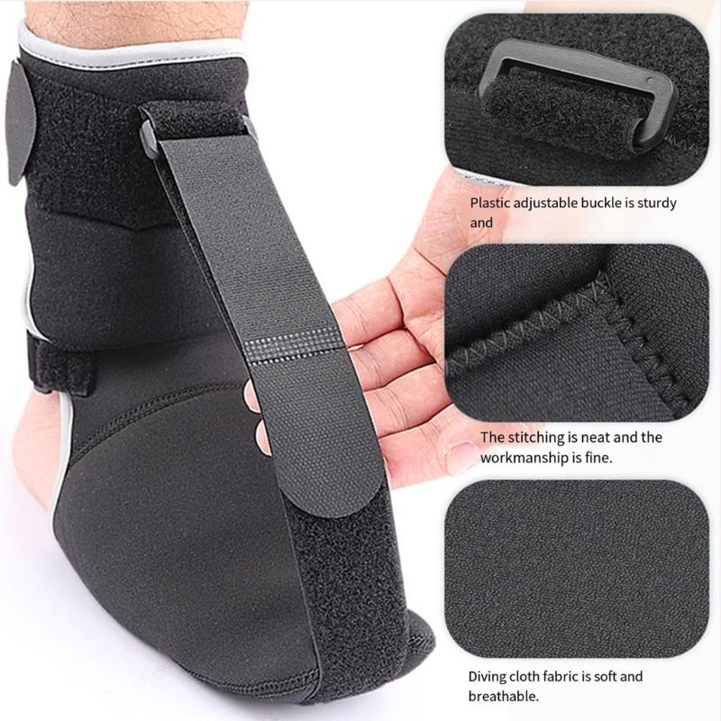 Verstellbare Fersenstütze mit Massageball-Technologie Plantarfasziitis-Erholung Fußmanschette