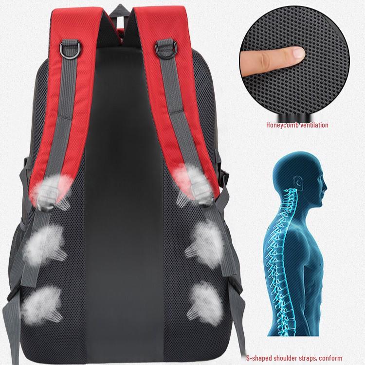 Men's Large Capacity Multifunctional Hiking Backpack - Lightweight Outdoor Travel Bag