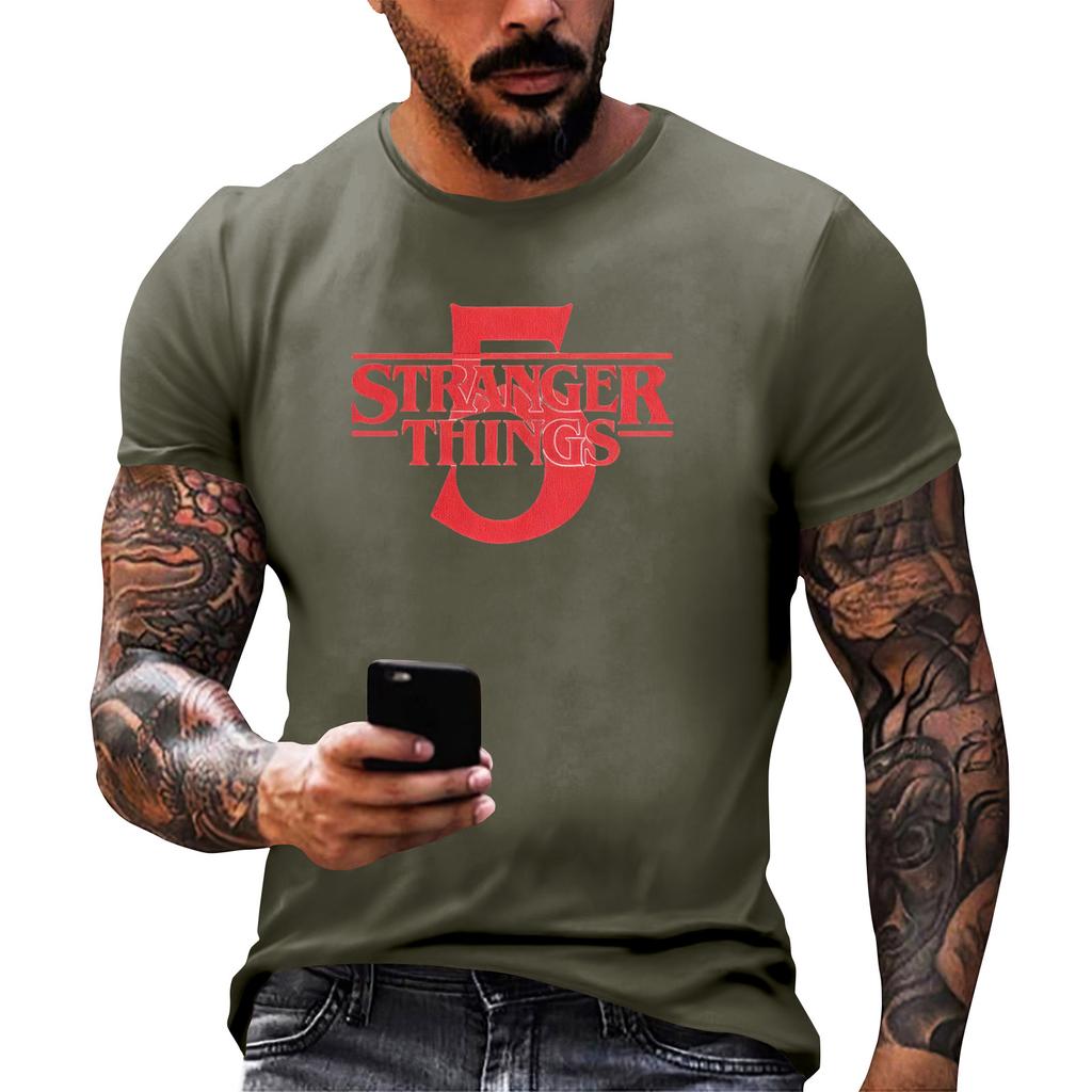 Men's Short Sleeve T-Shirt With Movie And TV Print