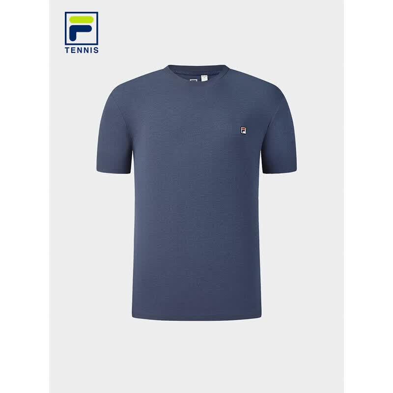 FILA Men's Classic Round Neck Knit Short Sleeve T-Shirt