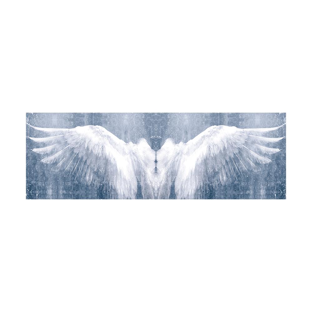 Ailes d'ange blanches décoratives nordiques Peinture sur toile Art mural vintage Image d'aile Affiche et Impression pour la décoration du salon et de la chambre à coucher