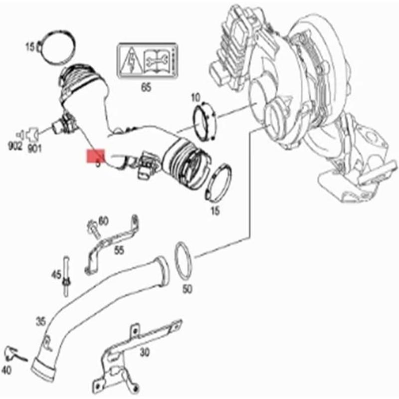 Car Air Flow Meter Sensor for W164 W251 E280 E320 E350 ML320 GL320 R320 R350 0281002695 6420940148 MAF Mass Sensor Black
