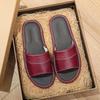 Fashion Walk Around Home Slippers for Men House Indoor Genuine Leathe Soft Shoes Sabot Fun Low Price Summer Sale Adult Y2k Sandals Man