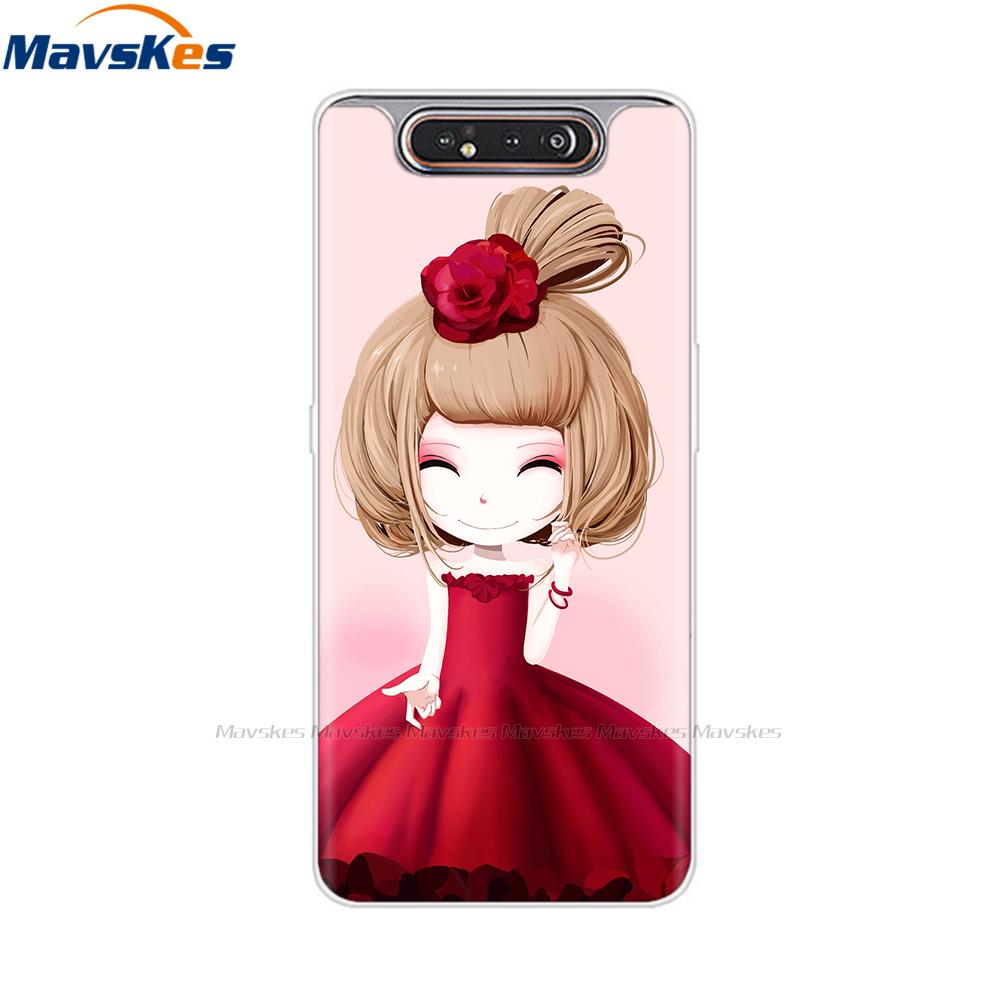Per Samsung Galaxy A80 Custodia A805 Silicone Morbido TPU Custodia per Telefono Per Samsung A80 2019 A 80 GalaxyA80 A805F A805 SM-A805F/DS Copertura